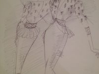 Malcolm Hall…Original Sketch/1985