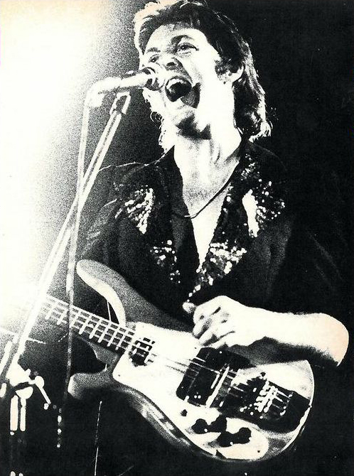 Paul McCartney in Malcolm Hall jacket, circa 1974