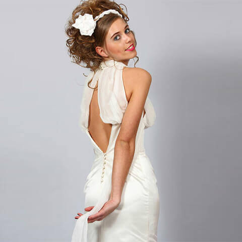 Style Ava.Duchess Silk Satin  Wedding Gown
